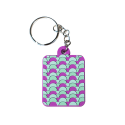 Scale Pattern Echidna Collectible Keyring