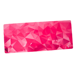 Large Machine Mat (120cm x 50cm) - Pink Geometric Edition