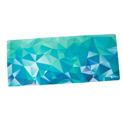 Large Machine Mat (120cm x 50cm) - Teal Geometric Edition