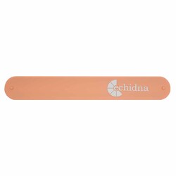 Mini Slap Band Label - Pastel Orange