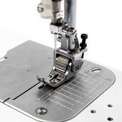 Heavy Metal Roller Presser Foot for Industrial Sewing Machines