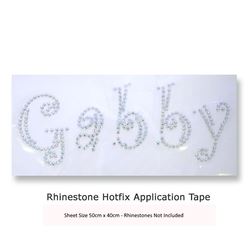 Echidna Rhinestone Hot Fix Tape Sheet 50x40cm