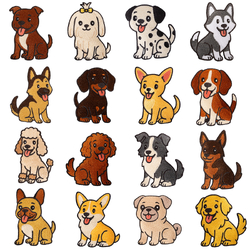 Happy Tails Embroidery Designs by Echidna