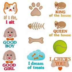 Pawesome Pack Embroidery Designs