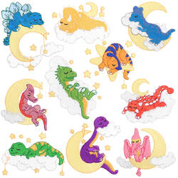 Sleepy Dinosaurs by Echidna Designs Download