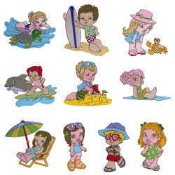 Summertime Embroidery Designs