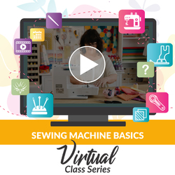 Complete Beginner's Machine Sewing Series Video & Kit