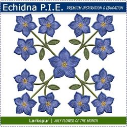 Echidna P.I.E. Larkspur July Birth Month Flower Download