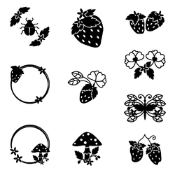 Strawberry Magic SVG by Echidna Designs Download