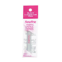 Sewline Ceramic Lead Refill 6 Pack - Black