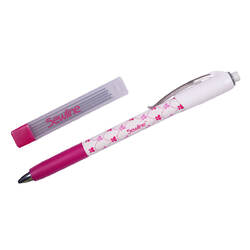 Sewline Fabric Pencil with 6 Refills - Black