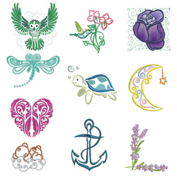 Free Embroidery Designs Download: Suitable for Puff Stuff