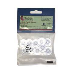 A-Style Plastic Bobbins - Pack of 10