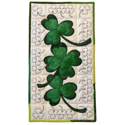 Lucky Shamrock Wall Hanging Embroidery Project - Download