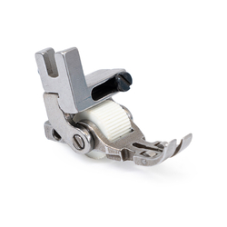 Roller Zipper Foot with Left and Right Guide for Industrial Machines