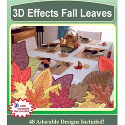 3D Effects Fall Leaves