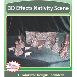 3D Effects Nativity Scene