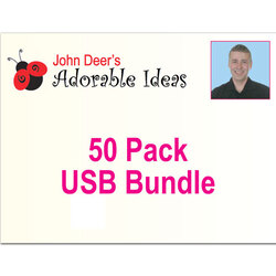 Toucan/Adorable Ideas 50 Design Bundle on USB