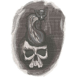 The Black Cat by The Deer's Embroidery Legacy - Download