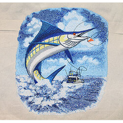 Marlin Scene by The Deer's Embroidery Legacy - Download
