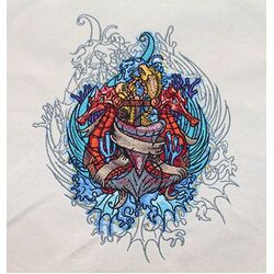 Seahorse Anchor by The Deer's Embroidery Legacy - Download