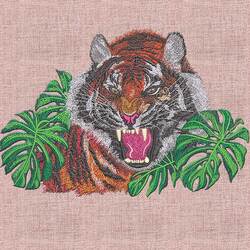 Tiger Roar by The Deer's Embroidery Legacy - Download