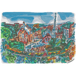 World in Stitches: Barcelona by The Deer's Embroidery Legacy - Download