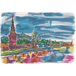 World in Stitches: Moscow by The Deer's Embroidery Legacy - Download