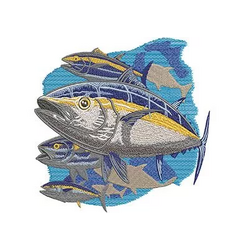 Yellow Fin Tuna by The Deer's Embroidery Legacy - Download