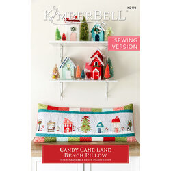 Candy Cane Lane Bench Pillow Sewing Project Pattern