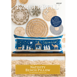 Nativity Bench Pillow Embroidery Project + CD