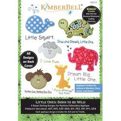 Kimberbell Little Ones: Born to be Wild Embroidery Designs CD: Volume 1