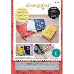 Notables: Composition Notebook Covers - Volume 1 Machine Embroidery Project CD