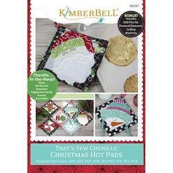 That's Sew Chenille: Christmas Hot Pads Machine Embroidery Project CD
