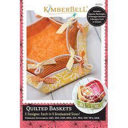 Quilted Baskets Machine Embroidery Project CD