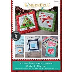 Machine Embroider By Number: Winter Collection CD