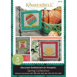 Machine Embroider By Number: Spring Collection CD