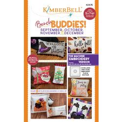 Bench Buddies Series (Machine Embroidery CD): Sept, Oct, Nov, Dec