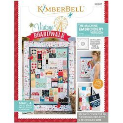 Vintage Boardwalk Machine Embroidery Project Book + CD