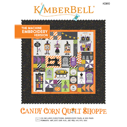 Candy Corn Quilt Shoppe Machine Embroidery Project CD