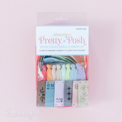 Pretty & Posh Zipper Pouches Embellishment Kit