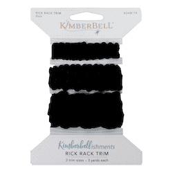 Black Ric Rac Trim