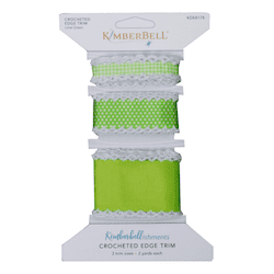 Crocheted Edge Trim: Lime Green