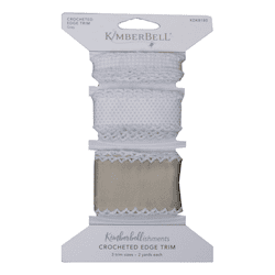 Crocheted Edge Trim: Grey