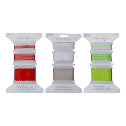 Crocheted Edge Trim (Various Colours)