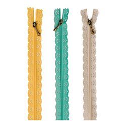 14" Lace Zipper (Various Colours)