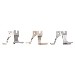 Standard Right & Left Zipper Feet (W) for Industrial Walking Foot Machines