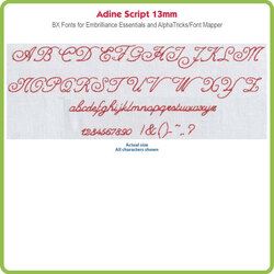 Adine Script 13mm BX File - Download Only