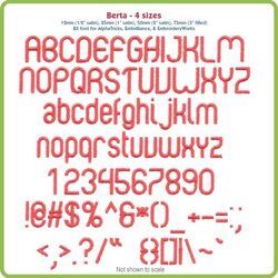 Berta BX Font - Various Sizes - Download Only