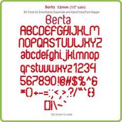 Berta 12mm BX Font - Download Only